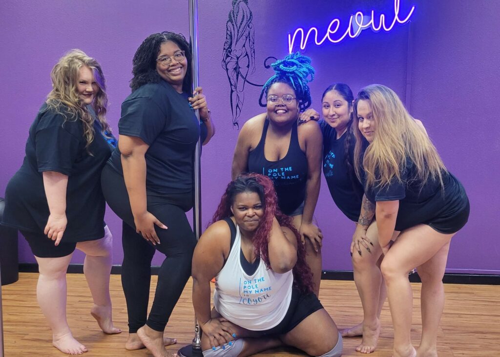 This is a beginner level pole type of class designed for women that are a little intimidated to start pole. In this class we will work on a little cardio for stamina, muscle building for bone health and flexibility. Silks will be used at times.